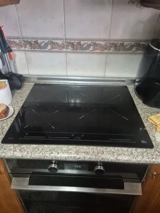 Campana extractora, vitro y horno