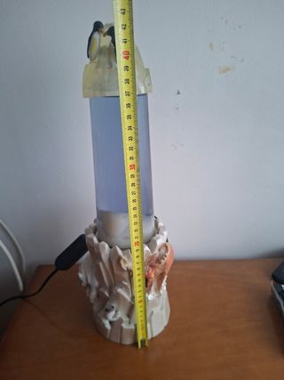 Lámpara de lava vintage pingüinos y alce