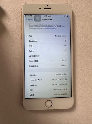 iPhone 6S Plus Oro 32GB