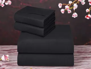 Juego de sabanas suaves de 4 piezas para cama 135