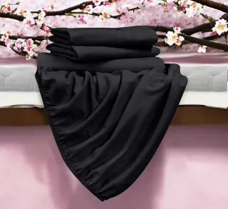 Juego de sabanas suaves de 4 piezas para cama 135