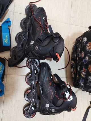 Set Patines Roller Infantil y protecciones