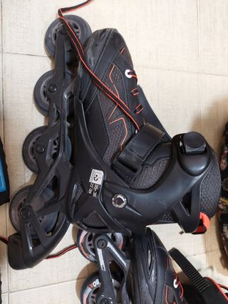 Set Patines Roller Infantil y protecciones