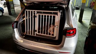 Jaula Transportín Perro Aluminio 92x65x66cm