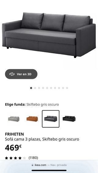 Sofa cama FRIHETEN