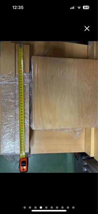 Mesas Lack Ikea Abedul (2 unidades)