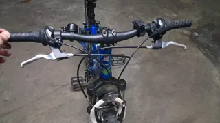 Bicicleta azul Romet 26 pulgadas