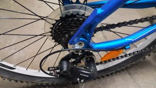 Bicicleta azul Romet 26 pulgadas