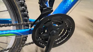 Bicicleta azul Romet 26 pulgadas