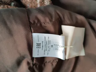 Abrigo Pinko cuadros tachuelas