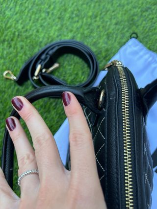 Bolso Love Moschino Negro Matelassé