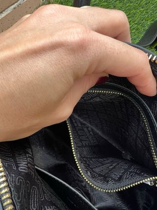 Bolso Love Moschino Negro Matelassé