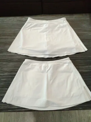 Faldas de pádel blancas