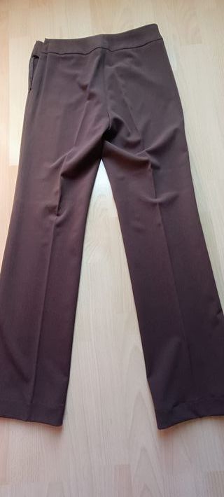 Pantalón vestir Cortefiel marrón