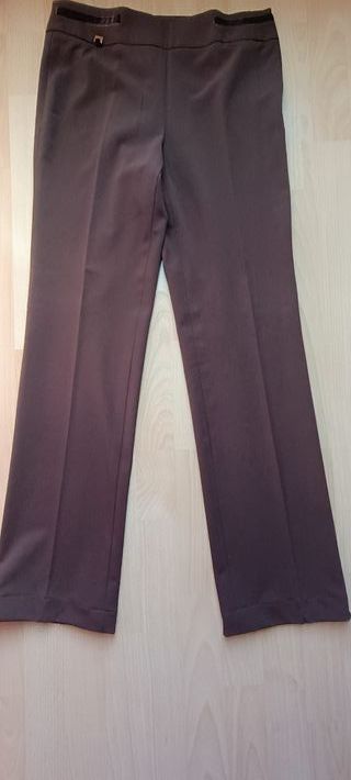 Pantalón vestir Cortefiel marrón