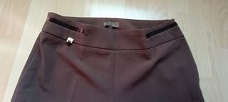 Pantalón vestir Cortefiel marrón