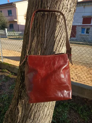 Borsa in pelle marrone Francesco Biasia