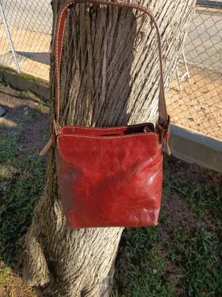 Borsa in pelle marrone Francesco Biasia