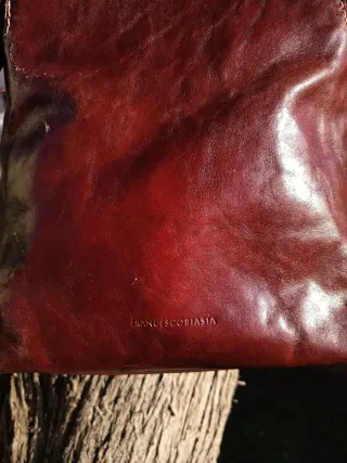 Borsa in pelle marrone Francesco Biasia