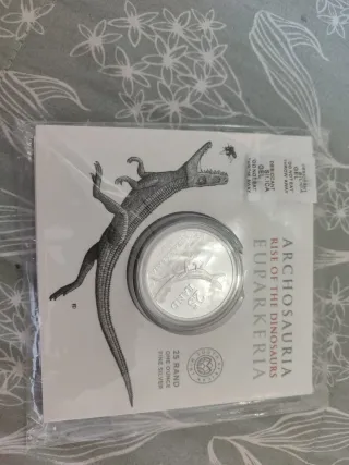 1 Onza Plata Sudáfrica 25 Rand 2019 Euparkeria