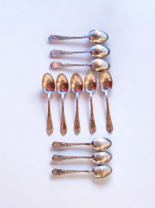 Set posate Argento Arg 800 d'epoca italiane