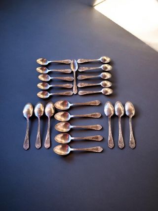 Set posate Argento Arg 800 d'epoca italiane