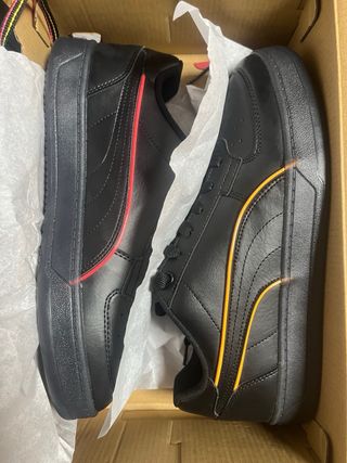 Zapatillas Puma Ferrari Negras Naranja