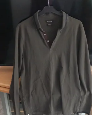 Suéter Massimo Dutti verde oscuro