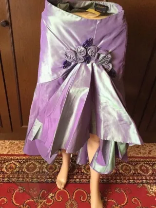 Gonna 100% seta Luisa Spagnoli Donna, lilla IT 42