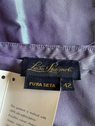 Gonna 100% seta Luisa Spagnoli Donna, lilla IT 42