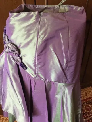 Gonna 100% seta Luisa Spagnoli Donna, lilla IT 42