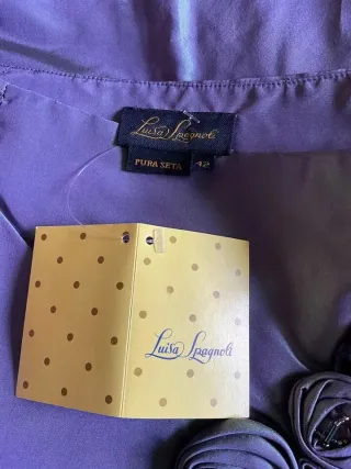 Gonna 100% seta Luisa Spagnoli Donna, lilla IT 42