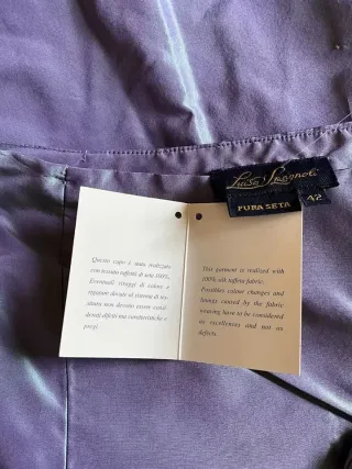 Gonna 100% seta Luisa Spagnoli Donna, lilla IT 42