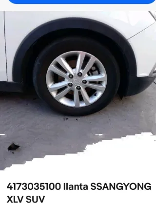 4 Llantas de aluminio 16" SsangYong