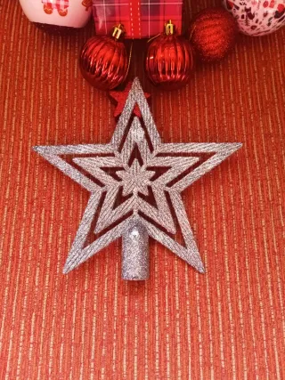 Adornos Navideños Estrella y Bolas