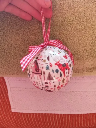 Adornos Navideños Estrella y Bolas