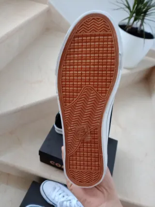 Converse All Star Botas Negras y Blanca