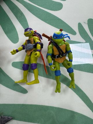 Furgoneta Pizza Tortugas Ninja + 4 Figuras