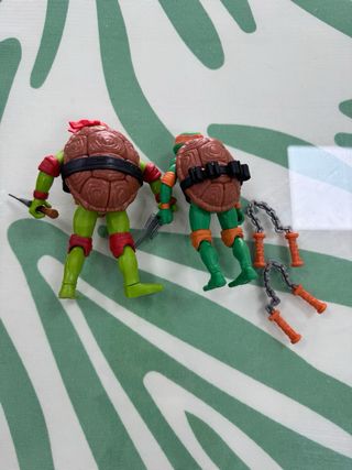 Furgoneta Pizza Tortugas Ninja + 4 Figuras