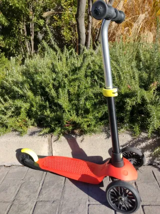 Patinete infantil 3 ruedas ajustable hasta 5 años