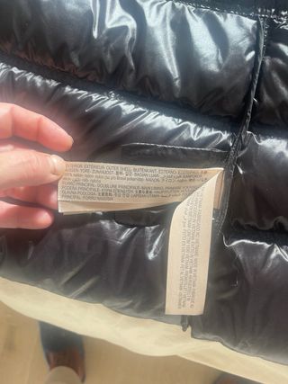 Anorak Massimo Dutti Negro Talla L