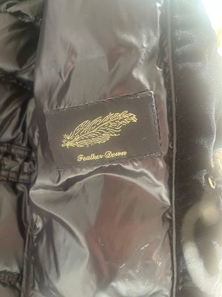 Anorak Massimo Dutti Negro Talla L