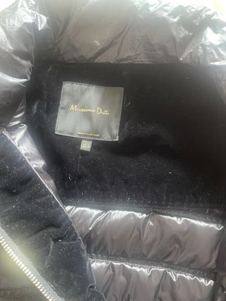 Anorak Massimo Dutti Negro Talla L