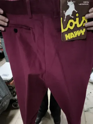 Pantalones Lois Pana Rojos Talla 39