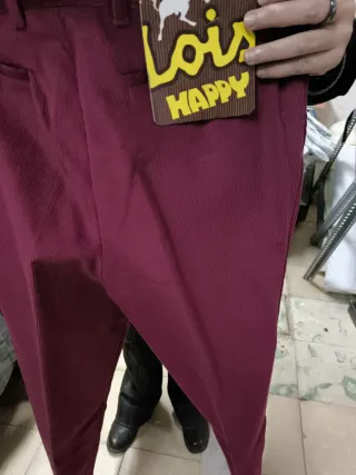 Pantalones Lois Pana Rojos Talla 39