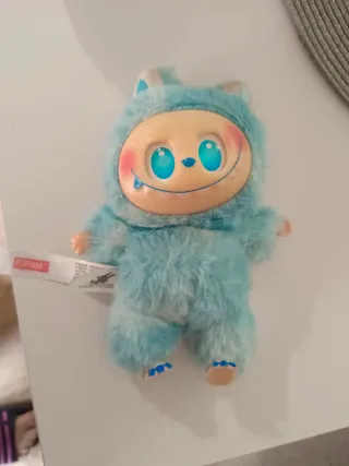 Muñeco Labubu Pop Mart Peluche Azul