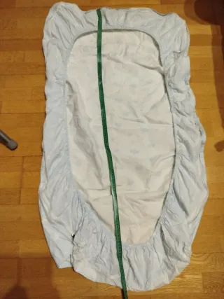 Sábanas Cuna + Funda Almohada azul clarito