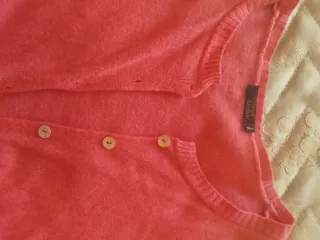 Cardigan Esteban Rosa antico in lana e angora