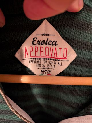 Lote 2 maillots SANTINI EROICA MERINO talla L