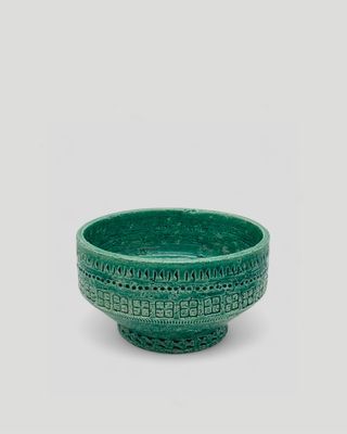 Ciotola Bitossi Aldo Londi Vintage Verde